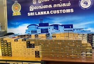 இலங்கையில் ரூ.2 கோடி மதிப்புள்ள சிகரெட் பறிமுதல்; கடத்தி வந்த  சீனர்கள் 13 பேர் கைது