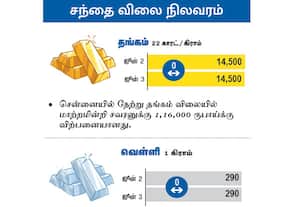 சந்தை விலை நிலவரம்  தங்கம் / வெள்ளி