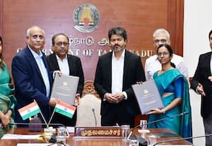  எல் அண்டு டி நிறுவனம் ரூ.18,600 கோடி முதலீடு முதல்வர் விஜய் முன்னிலையில் ஒப்பந்தம்