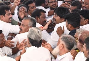  காயிதே மில்லத் நினைவிடத்தில் தி.மு.க., - காங்கிரஸ் மோதல்