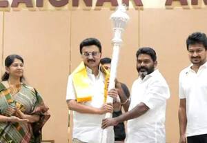 திருமாவுக்கு திருப்பி செய்தது திமுக; ஸ்டாலின் முன்னிலையில் பனையூர் பாபு ஐக்கியம்