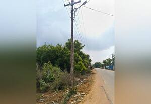 சிதிலமடைந்த மின் கம்பங்கள்: சிப்காட் பகுதி மக்கள் அச்சம்
