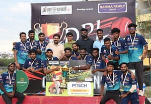  'சாம்பியன்' பட்டத்தை தட்டித்துாக்கியது 'பார்க்லே இந்தியா' 'தினமலர் பிரீமியர் லீக்' கிரிக்கெட்டில் குதுாகலம்