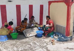  தர்மலிங்கேஸ்வரர் கோவிலில் துாய்மை பணி