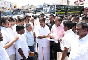  கடலுார் பஸ் நிலையத்தில் வசதிகள் அமைச்சர் ராஜ்குமார் திடீர் ஆய்வு