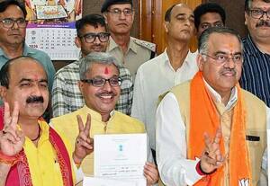3 BJP members elected unopposed in MP Rajya Sabha elections