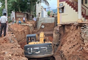  சுல்லக்கரை ஓடை சீரமைப்பு பணி விரைந்து முடிக்க கமிஷனர் ஆய்வு