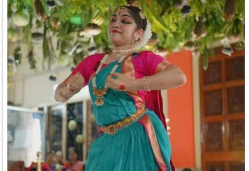 இந்திய கலாசாரத்தை மறக்காமல் பரதநாட்டியத்தில் அசத்திய தியா ஷெனாய்