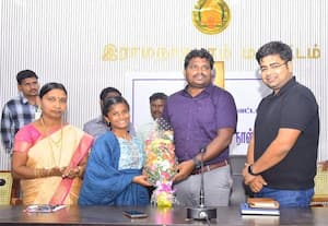  உயர்கல்வி தொடராத மாணவர்களுக்கு வழிகாட்டுங்கள்: கலெக்டர் அறிவுரை தினமலர் செய்தி எதிரொலி மாணவிக்கு பாராட்டு