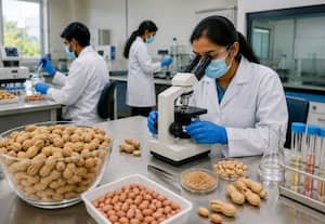  நிலக்கடலை ஏற்றுமதி தரத்தை சோதிக்க ஆய்வகங்களை அதிகரிக்க வேண்டும்: ஏற்றுமதியாளர்கள் கோரிக்கை