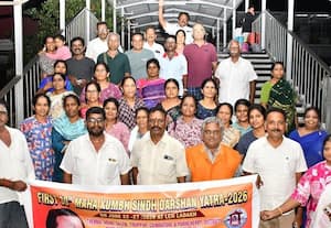 சிந்து தர்ஷன் யாத்ரா சமிதியினர் சிந்துநதி கும்பமேளா யாத்திரை