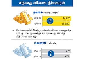 சந்தை விலை நிலவரம்: தங்கம்/ வெள்ளி