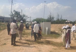  ஆவாரம்குளத்தில் இன்ஜினியர்கள் ஆய்வு