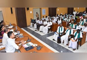  கொள்முதலில் நனையும் நெல் குவியல், ஆக்கிரமிப்பில் கண்மாய்கள் குறைதீர் கூட்டத்தில் விவசாயிகள் குமுறல்