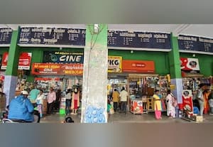  பஸ் ஸ்டாண்டில் ரூ.1.19 கோடியில் தரமில்லாத பணி துாண் டைல்ஸ்கள் பெயர்ந்து விழும் அவலம்