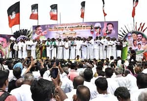  த.வெ.க., அரசை கண்டித்து அ.தி.மு.க., ஆர்ப்பாட்டம்