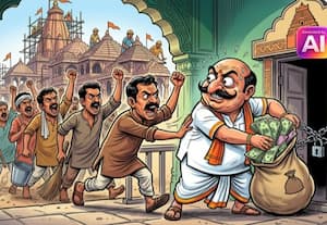  நன்கொடை முறைகேடு அயோத்தியை விட்டு வெளியேற கோவில் ஊழியர்களுக்கு தடை