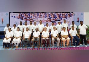  புதுச்சேரி பல்கலையில் சர்வதேச யோகா தினம்