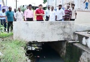  உடையாம்பாளையம் ராஜவாய்க்காலில் பாலம்