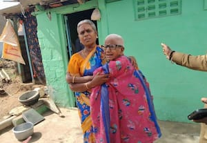  தவியாய் தவித்த மூதாட்டி குடும்பத்துடன் சேர்ப்பு