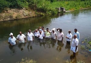  ஆற்று நீர் தொழிற்சாலைகளுக்கு விற்பனை அமராவதி விவசாயிகள் போராட்டம்