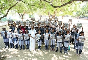  காட்டுமன்னார்கோவில் ஜி.கே., பள்ளியில் 'தினமலர் - பட்டம்' இதழ் வழங்கும் நிகழ்ச்சி
