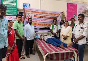  ஆரம்ப சுகாதார நிலையத்தில் ரத்ததான முகாம்