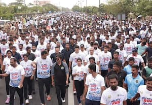  போதை விழிப்புணர்வு மாரத்தான் ஓட்டம்; முதல்வர் விஜய், அமைச்சர்கள் பங்கேற்பு