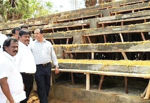  'மினி ஸ்டேடியம்' கட்டுமான பணி விரைந்து முடிக்க அமைச்சர் உத்தரவு
