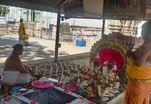  சொர்ணபுரீஸ்வரர் கோவிலில் ஏகாதச ருத்ர ஜெப யாகம் 