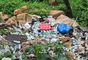  மருதமலையில் குவிந்து கிடக்கும் பிளாஸ்டிக் வாட்டர் பாட்டில்கள் வனவிலங்குகள் பாதுகாப்புக்கு அச்சுறுத்தல்