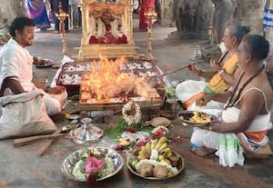  முருகன் கோயிலில் அன்னாபிஷேகம்