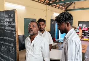  அழகாபுரி அரசு பள்ளியில் த.வெ.க., நிர்வாகி 'ரீல்ஸ்'
