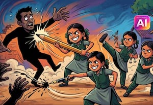 அரசு பள்ளி மாணவியர்களுக்கு அளிக்கப்படுகிறது... தற்காப்பு கலை பயிற்சி: பேனா,பென்சிலாலும் காத்துக்கொள்ளும் யுக்திகள்