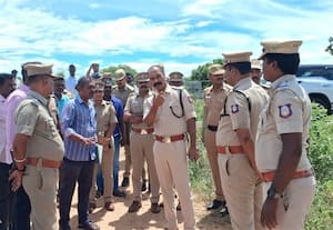  சுடுகாட்டை அப்புறப்படுத்த எதிர்ப்பு; எஸ்.பி., நேரில் ஆய்வு