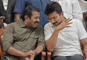 திமுக கூட்டணிக்கு சீமான் அச்சாரமா? திருமண விழாவில் உதயநிதியுடன் சந்திப்பு