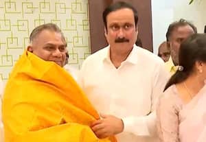 மேகதாது அணை விவகாரம்; அமைச்சர் ஆனந்துடன் அன்புமணி சந்திப்பு