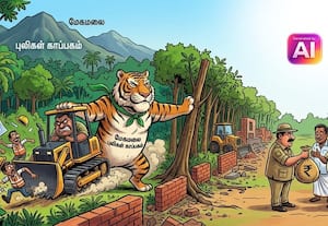  மேகமலை புலிகள் காப்பக பகுதியில் இனி எந்த கட்டுமானத்திற்கும் அனுமதியில்லை: பட்டா காடுகளுக்கு நஷ்ட ஈடு வழங்கவும் திட்டம்