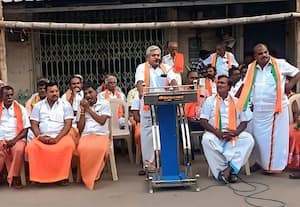  வேகத்தடைகளை அகற்ற கோரி பா.ஜ., ஆர்ப்பாட்டம்