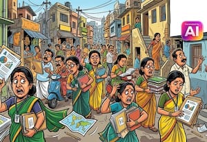 மக்கள் தொகை கணக்கெடுப்பில் ஈடுபடும் ஆசிரியர்கள் ...﻿ வீடுவீடா வருவாங்க... : பணி ஒதுக்கீட்டு குளறுபடிக்கு தீர்வுகாண எதிர்பார்ப்பு