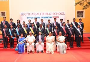 கீதாஞ்சலி பப்ளிக் பள்ளியில் மாணவர் பேரவை பதவியேற்பு