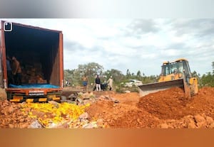  காலாவதியான 8 டன் நுாடுல்ஸ் மண்ணில் புதைத்து அழிப்பு