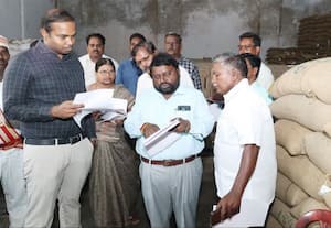  நேரடி நெல் கொள்முதல் நிலையம்: கலெக்டர் ஆய்வு