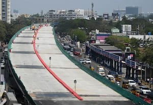  சைதை - தேனாம்பேட்டை மேம்பால பணிகள் இழுபறி! 60 சதவீதம் கூட முடியலை; ஓராண்டாகும் என்கிறது நெடுஞ்சாலை துறை