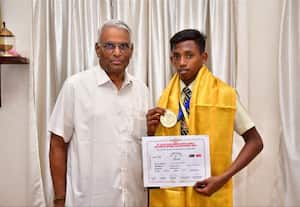  தேசிய அளவிலான குத்துச்சண்டை போட்டி ஆதித்யா வித்யாஷ்ரம் பள்ளிக்கு வெண்கலம்