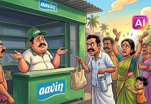 காரைக்குடியில் ஆவின் பால்,நெய்க்கு தட்டுப்பாடு:பூத்களுக்கு வந்து ஏமாறும் மக்கள்