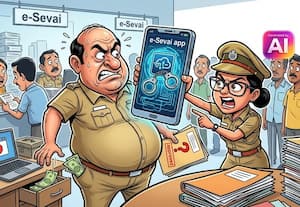  'இ - சேவை' மையங்கள் ஆய்வில் முறைகேடுகளை தடுக்க மொபைல் செயலி