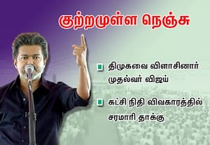 திமுக திருந்தாது; இடைத்தேர்தலில் வெளுத்து விடுங்கள்; கரூரில் முதல்வர் விஜய் பேச்சு