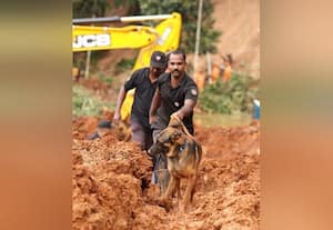  நிலச்சரிவில் சிக்கிய திட்ட மேலாளர் 4 நாளாக தேடும் பேரிடர் மீட்பு குழுவினர்