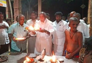  குச்சனுாரில் புதுச்சேரி முதல்வர் தரிசனம்